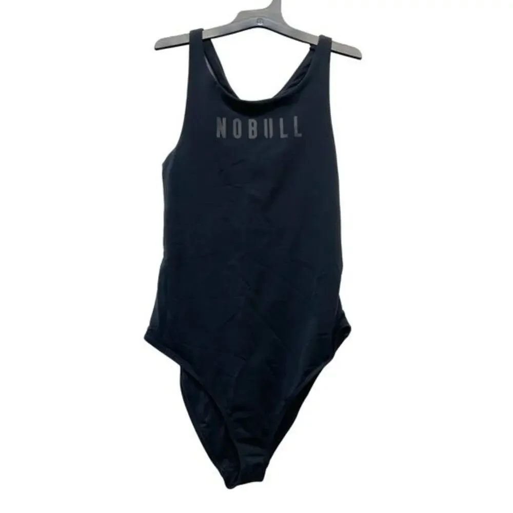 NoBull‎ Women's Black Racerback One Piece Swimsuit Size XS